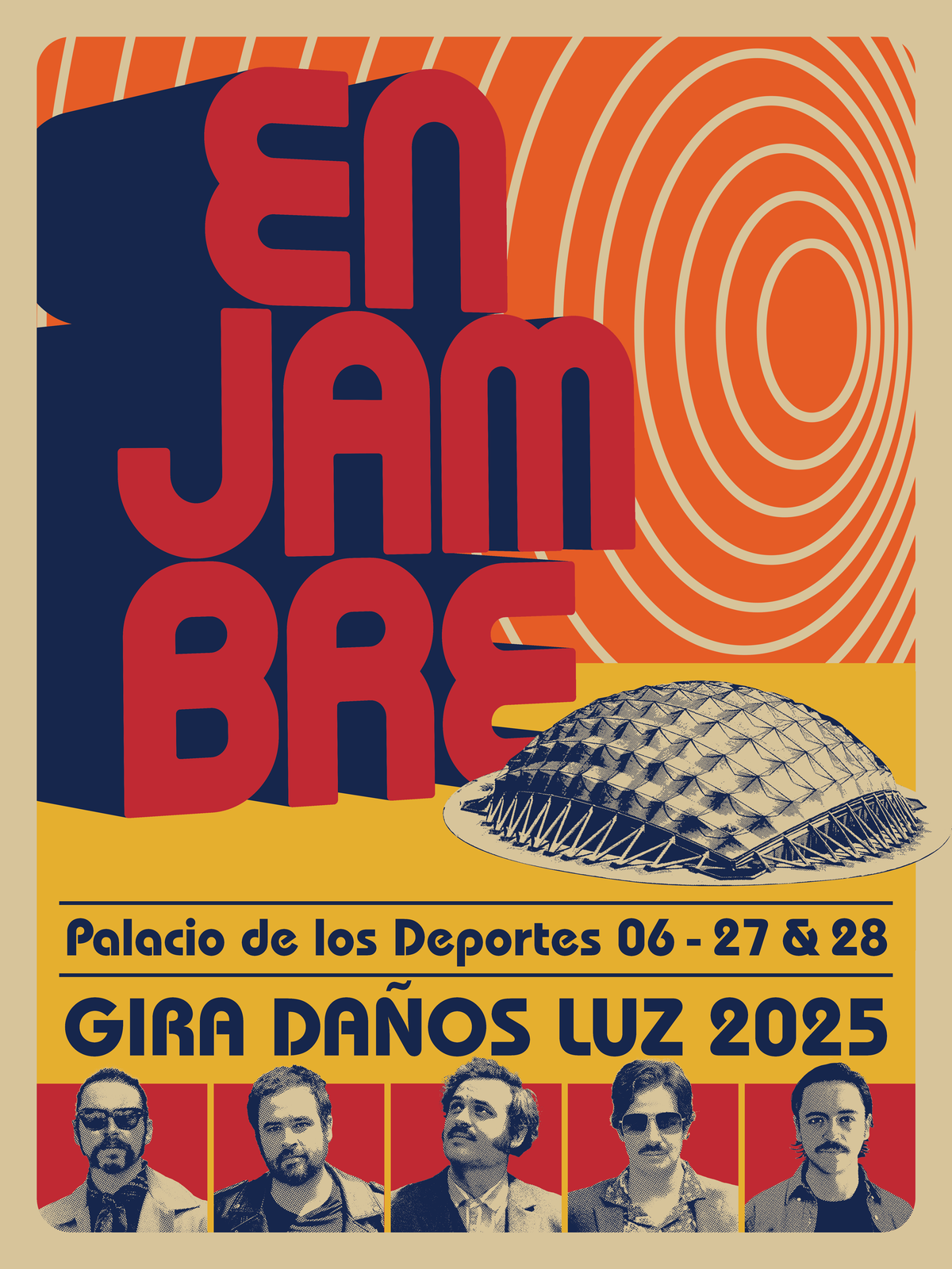 Póster oficial Palacio de los deportes 2025