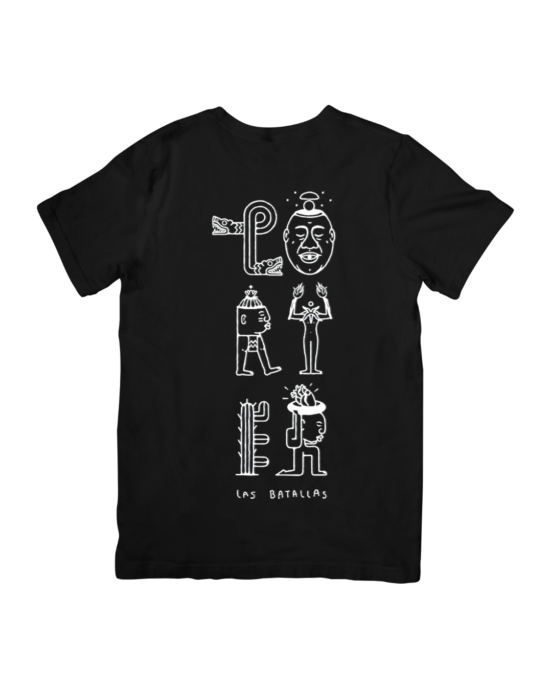 Playera Las Batallas - Manga Corta - Vertical