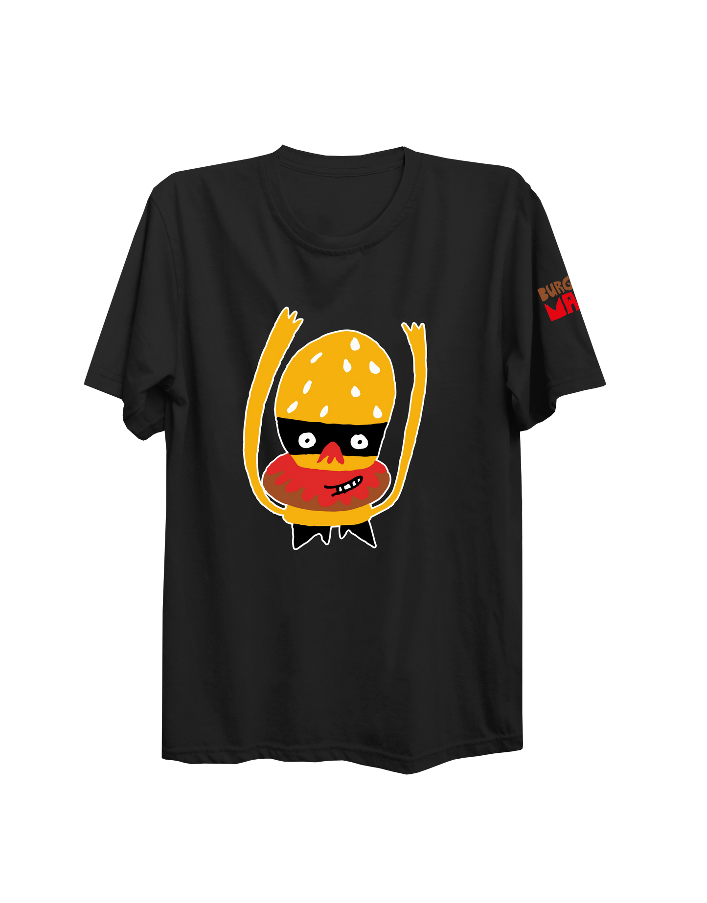 Playera BurgerMan Negra