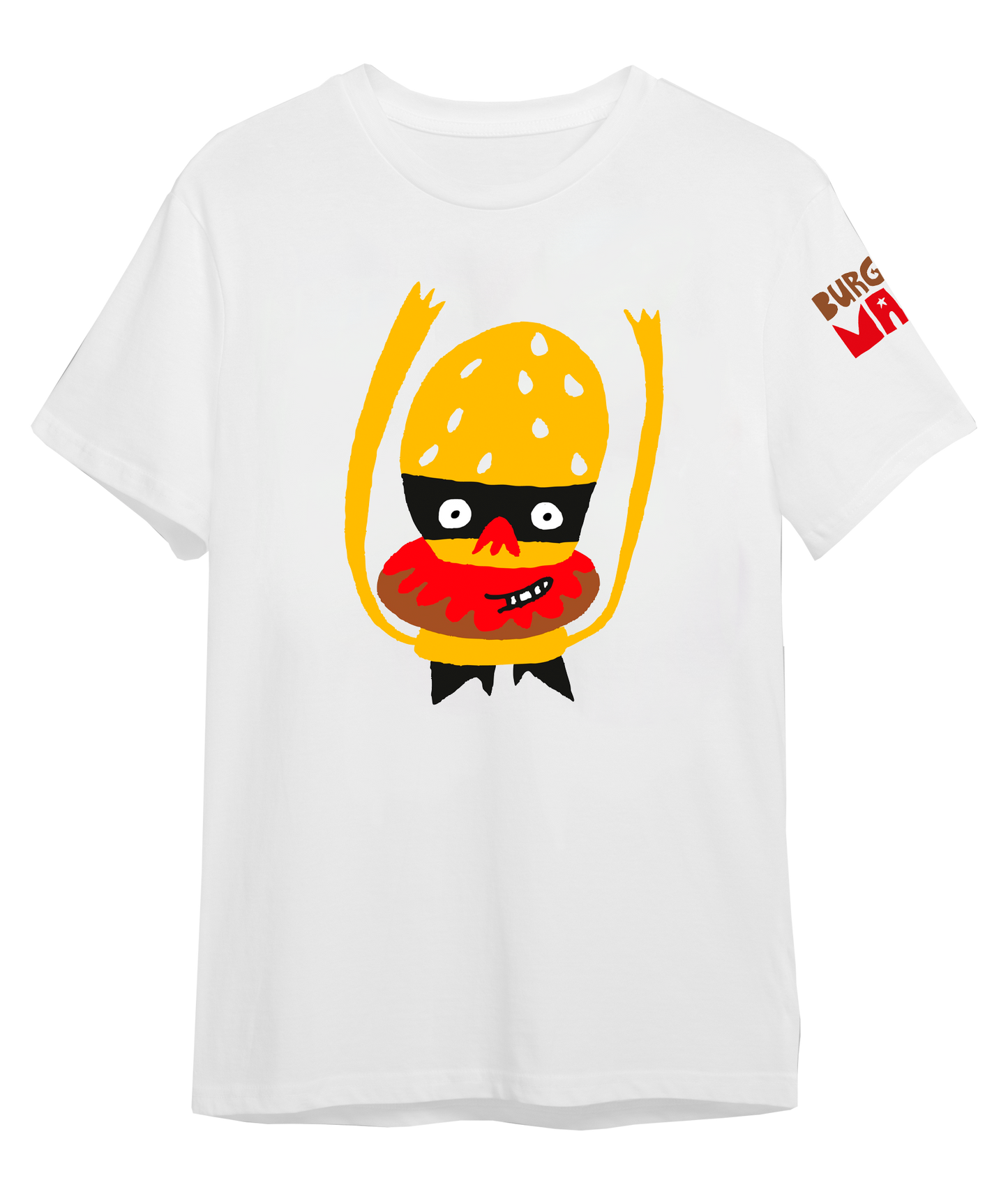 Playera BurgerMan Blanca