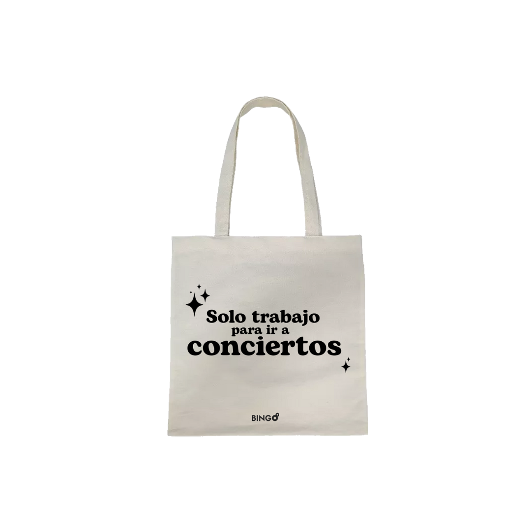 Tote Bag Bingo – Solo trabajo para ir a conciertos