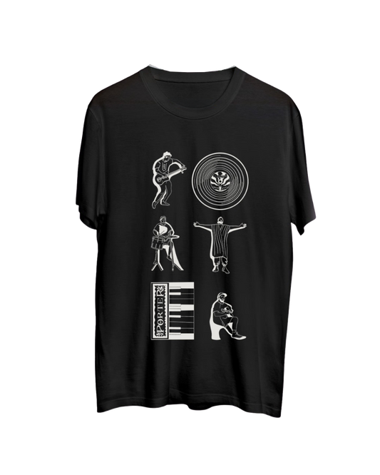 Playera siluetas