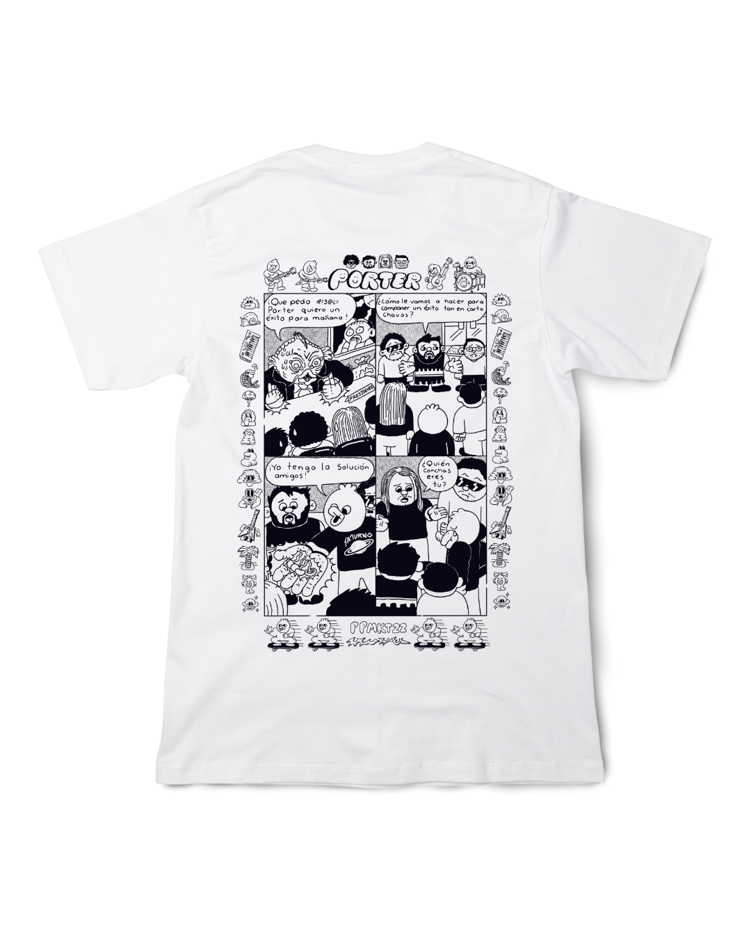 Playera Porter Caricatura Unisex