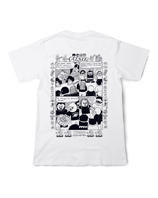 Playera Porter Caricatura Unisex