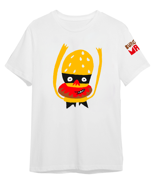 Playera BurgerMan Blanca